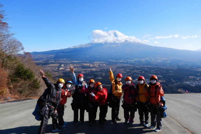令和3年12/7(火)～9(木)大空へチャレンジ 富士山麓でパラグライダー タンデムフライト